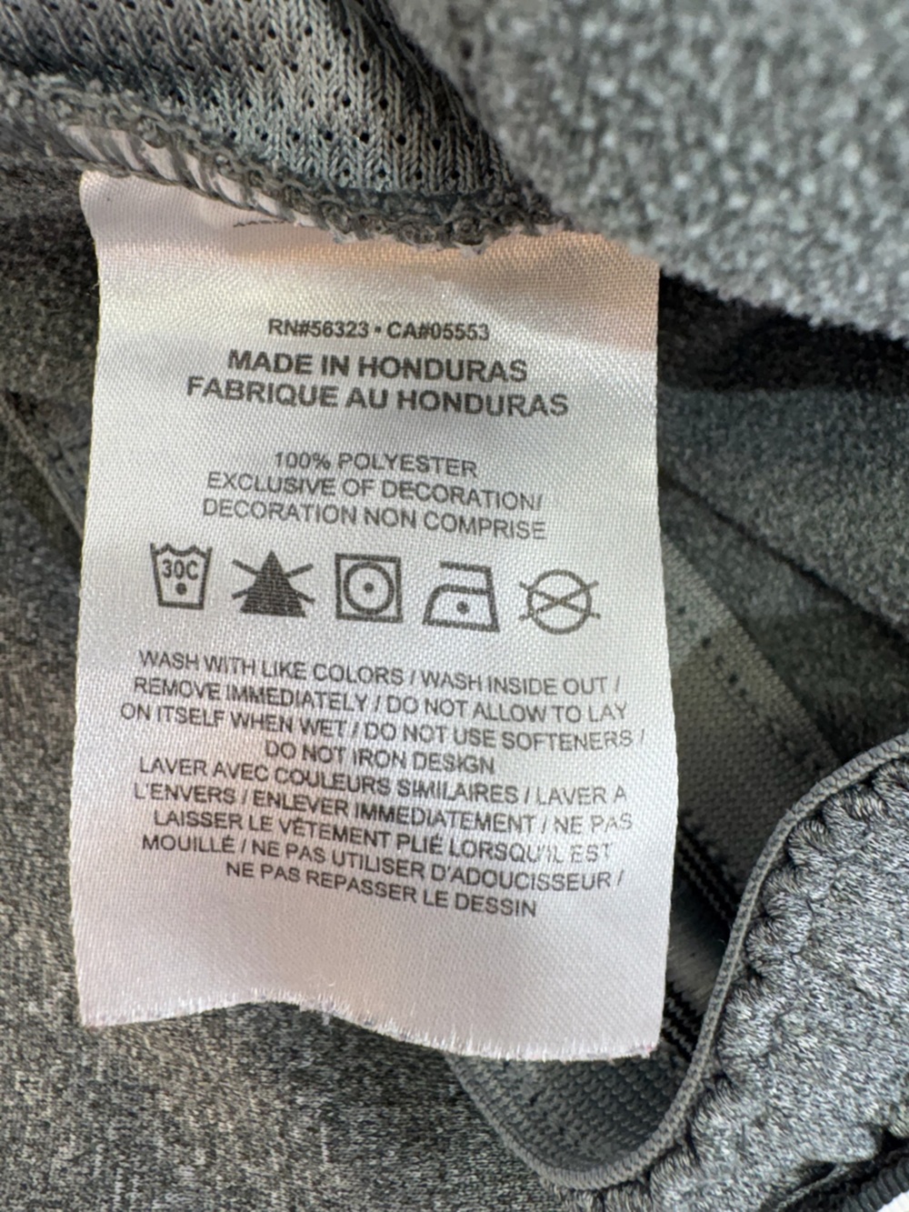 Nike Men’s Gray Heather Jogger Pants with Black Swoosh 3626 - Picture 4 of 10